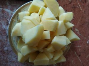 нарізана картопля