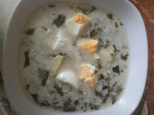 зелений борщ