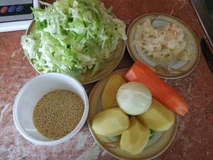 капусняк - продукти